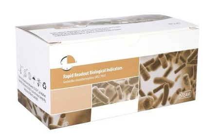 Testy biologiczne do sterylizacji parowej STEAM BIONOVA RAPID S 3h, 50 sztuk, ampułkowe, Geobacillus stearothermophilus, TERRAGENE