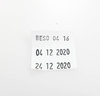 Metkownica alfanumeryczna 3-rzędowa BLITZ T111/A1 do etykietowania sterylizacji 28×29 mm, druk cyfr i liter