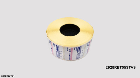 Etykieta 3-rzędowa STEAM do metkownicy Printex V30, Blitz, Meteo 29x28 mm, 500 szt., wskaźnik parowy, EN ISO 11140-1, PRINTEX MEDICAL