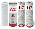 Zestaw filtrów do demineralizatora Hydrolab HLP 5/HLP 5p – prefiltr, moduł A2, filtry jonowymienne H7