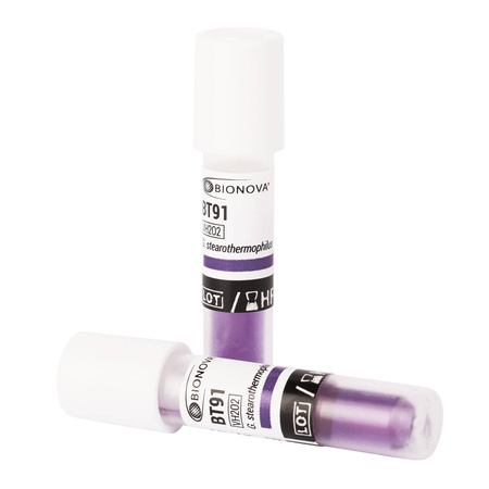 Testy biologiczne do sterylizacji plazmowej BIONOVA BT91 PLAZMA H2O2, Geobacillus stearothermophilus, 50 szt., TERRAGENE