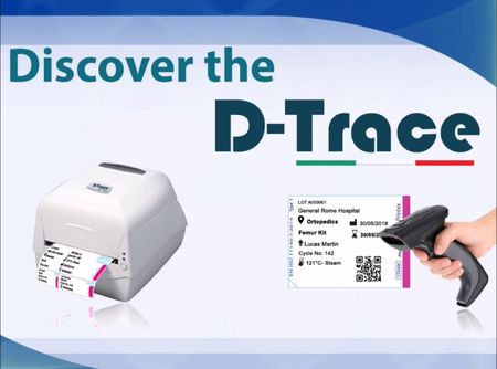 System do drukowania etykiet dokumentacyjnych D-Trace 001 dla sterylizatorni, klinik, gabinetów i salonów