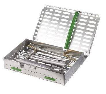 Kaseta do sterylizacji i transportu 20 narzędzi Sys-TM-8 x 5.5DS, stal nierdzewna, silikonowe wsporniki, SCICAN