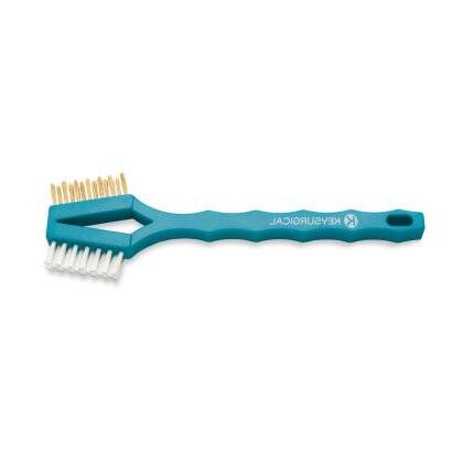 Szczotka do czyszczenia narzędzi podwójna, nylon i mosiądz, 18 cm, Key SURGICAL D-2100B