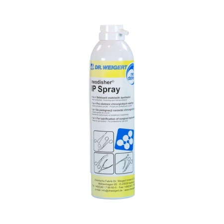 Neodisher IP spray 400 ml – profesjonalny środek do konserwacji i ochrony narzędzi medycznych, chirurgicznych, stomatologicznych i kosmetycznych Dr. Weigert