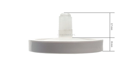 Filtr biologiczny HEPA do autoklawów Euronda, Getinge K, Tauclave, Midmark, krótki gwint, PTFE, BFE 99,999%