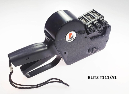 Metkownica alfanumeryczna 3-rzędowa BLITZ T111/A1 do etykietowania sterylizacji 28×29 mm, druk cyfr i liter