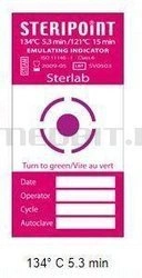 Wskaźniki chemiczne STEAM Klasa 6 STERIPOINT 134°C/5,3 min 121°C/15 min 250 szt. do autoklawu STERLAB