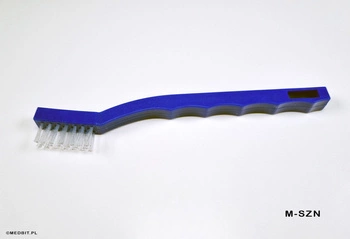 Szczotka nylonowa do czyszczenia i sterylizacji narzędzi medycznych, podologicznych, kosmetycznych i tatuażu 18 cm MEDBIT.PL