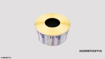 Etykieta 3-rzędowa STEAM do metkownicy Printex V30, Blitz, Meteo 29x28 mm, 500 szt., wskaźnik parowy, EN ISO 11140-1, PRINTEX MEDICAL