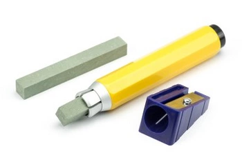 PORAFLEX micro-zestaw do czyszczenia i ochrony narzędzi, ziarnistość 800, węglik krzemu, 2 wkłady, uchwyt, temperówka