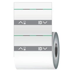 Etykiety do metkownicy MELAdoc dwurzędowej 16x22 mm 6 rolek (3000 sztuk) + wałek z tuszem MELAG GmbH ME01088
